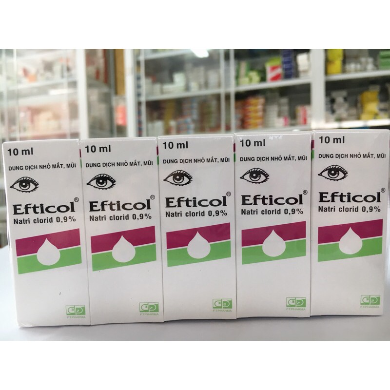 Nước muối sinh lý Efticol 0,9%