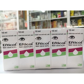 Nước muối sinh lý Efticol 0,9%