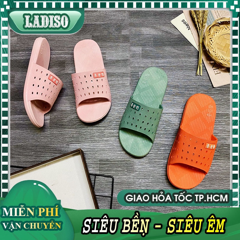 Dép đi trong nhà tắm văn phòng du lịch liền siêu bền, siêu nhẹ chống trơn trượt đi mưa, nước, mùa đông LADISO –TT360