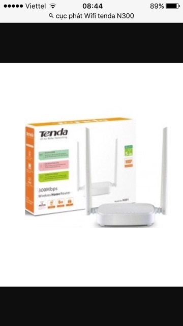 Bo phat Wifi N300 ,N301 Chính Hãng Tenda Kiêm kích sóng Wifi