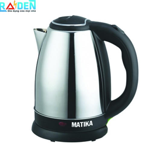 Ấm siêu tốc inox 1.8L Matika MTK-18 tự ngắt khi cạn nước