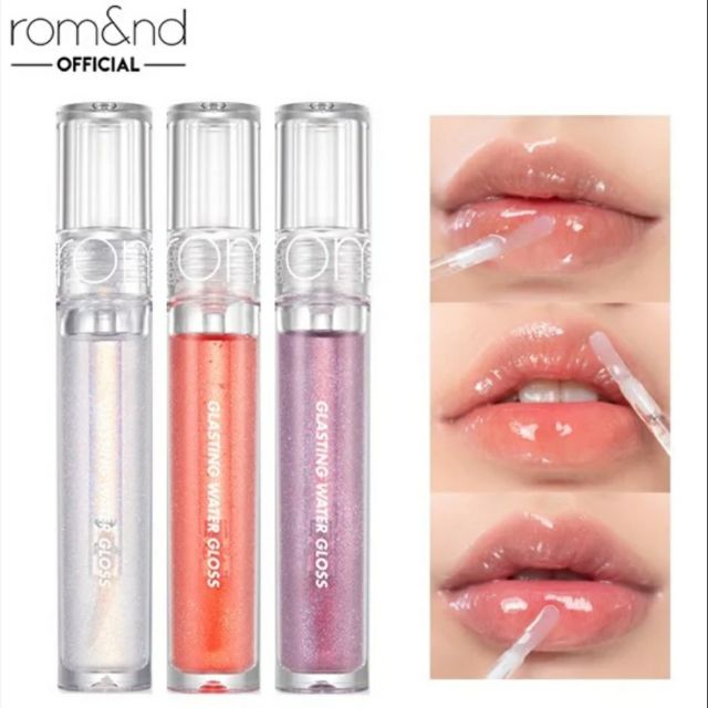 Son Tint Bóng Cho Đôi Môi Căng Mọng, Mịn Mượt Romand Glasting Water Gloss 4.5g