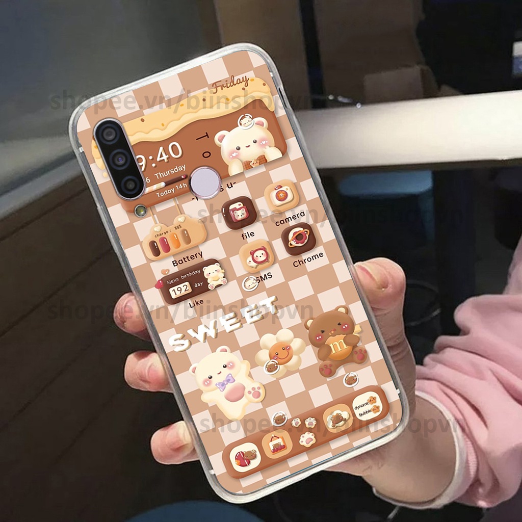 Ốp Vsmart Joy 3 / Joy3 in hình gấu chocolate kẹo ngọt siêu đẹp siêu xinh