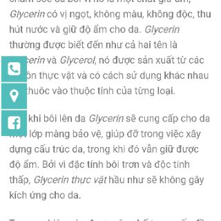 Glycerin thực vật