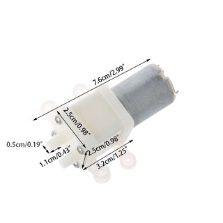 Priming Diaphragm Mini Pump  Motor 12V Micro Pumps For Water Dispenser