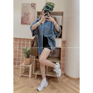 ÁO SƠ MI JEANS BIG SIZE (KÈM VIDEO HÌNH THẬT)