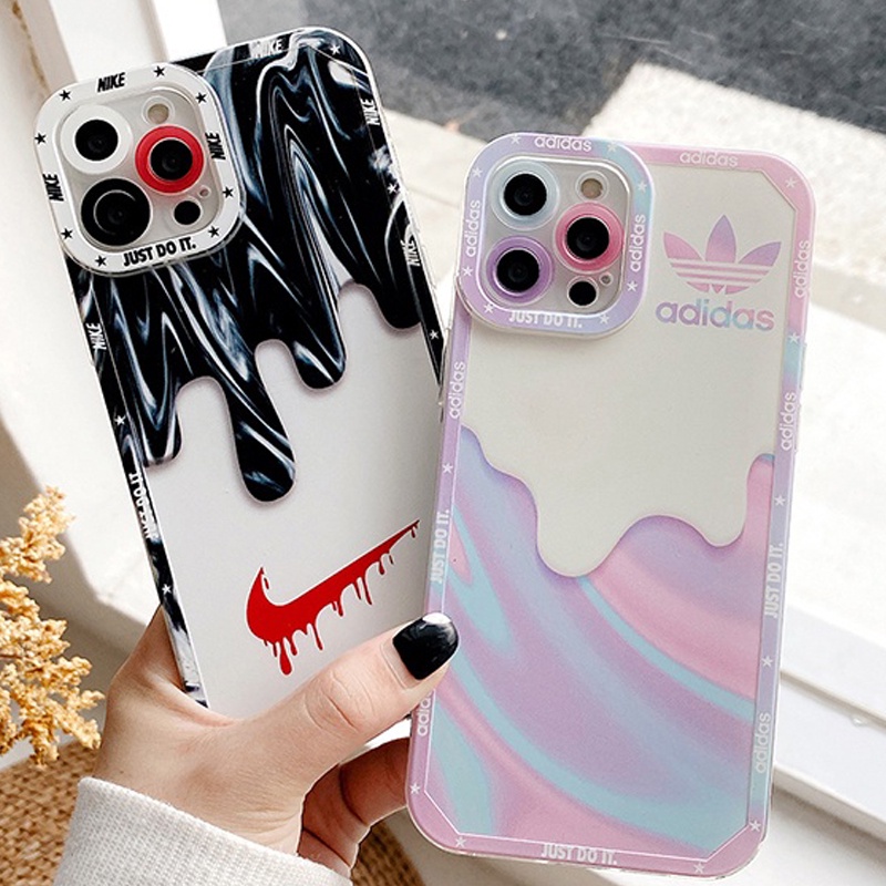 Ốp Điện Thoại TPU Mềm Hình Nhãn Hiệu Thể Thao Cho Iphone 13 12 11 Pro XS Max XR X 7 8