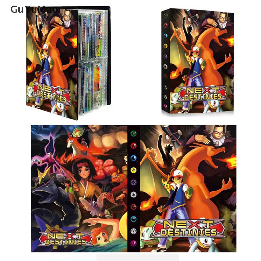 Cuốn Album Sưu Tầm Thẻ Bài Pokemon Hoạt Hình Dành Cho Trẻ Em