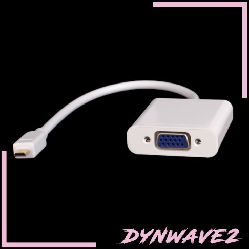 Đầu Chuyển Đổi Từ Micro Hdmi Sang Vga Dynwave2 Màu Trắng