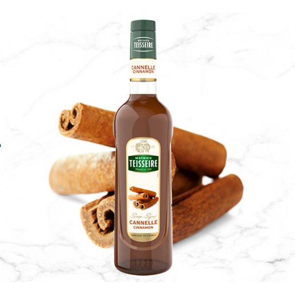 Siro Quế hiệu Teisseire chai 700ml.  Hàng công ty có sẵn. Giao hàng ngay