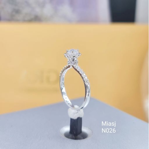 Nhẫn  bạc Ý S925 MiASJ N026 nữ nạm đá cao cấp, sang trọng