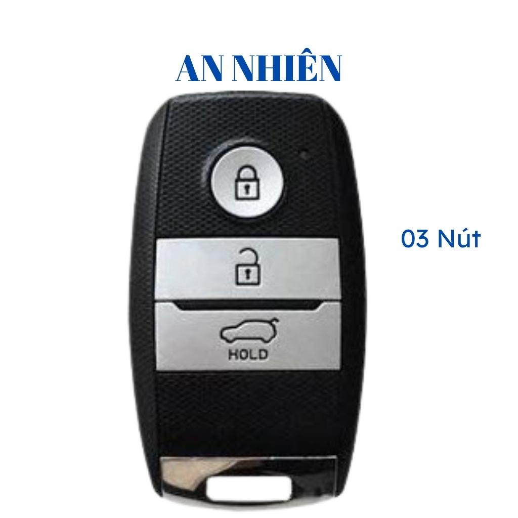 Bao da bọc ốp chìa khoá xe ô tô KIA Seltos Soluto Morning Cerato 2016-2018 da bò nhiều màu khâu thủ công KIA5