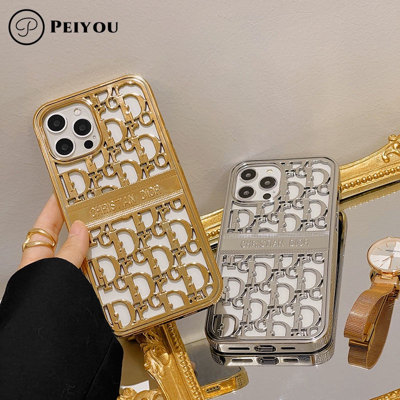 Thời Trang Ốp Điện Thoại Mềm Tản Nhiệt Mạ Điện Cho iphone 15 13 14 pro max 13pro 12pro max 12 15plus