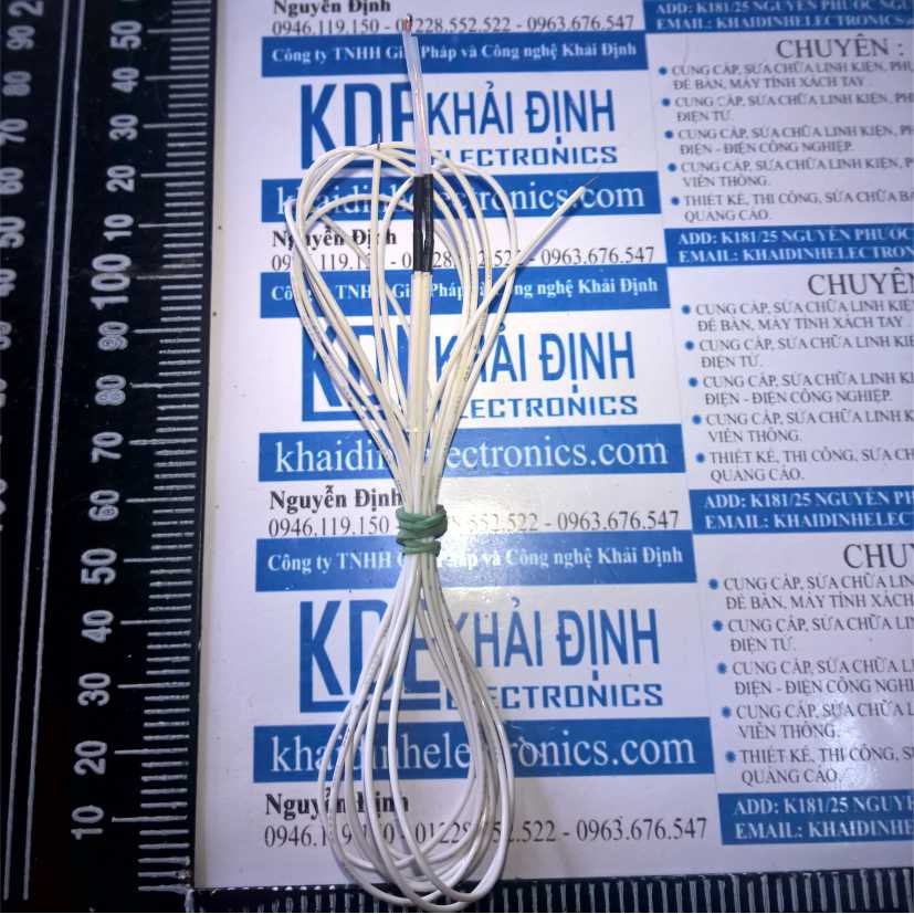 DÂY ĐO NHIỆT ĐỘ NTC 100K 3950, 1%, tố đa 200 độ C kde0297