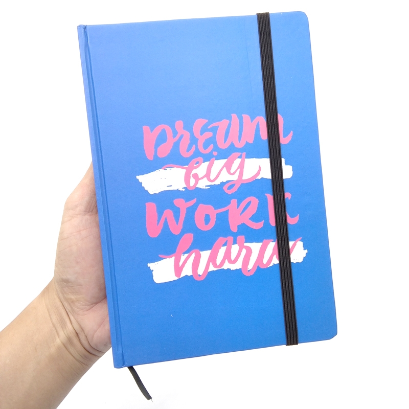 Sổ Crabit Dream Big Work Hard Dotted 180 Trang 1555 - Màu Xanh