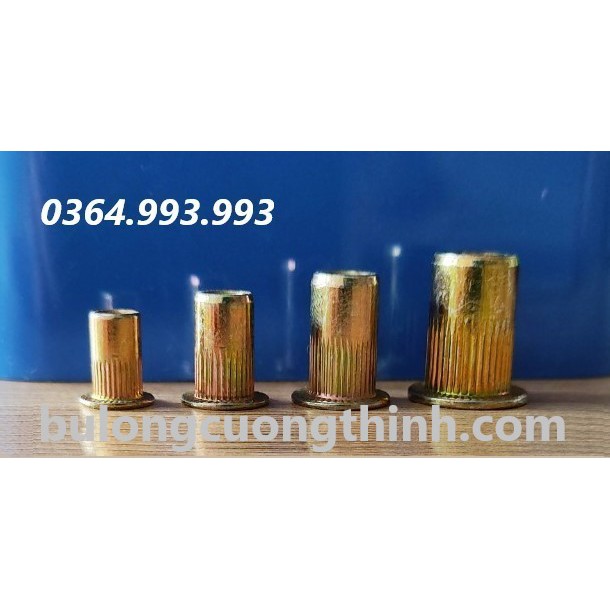 Gói 200 cái M3 M4 M5 M6 Đai ốc rút/Ecu rút/Tán rút/Chất liệu thép mạ