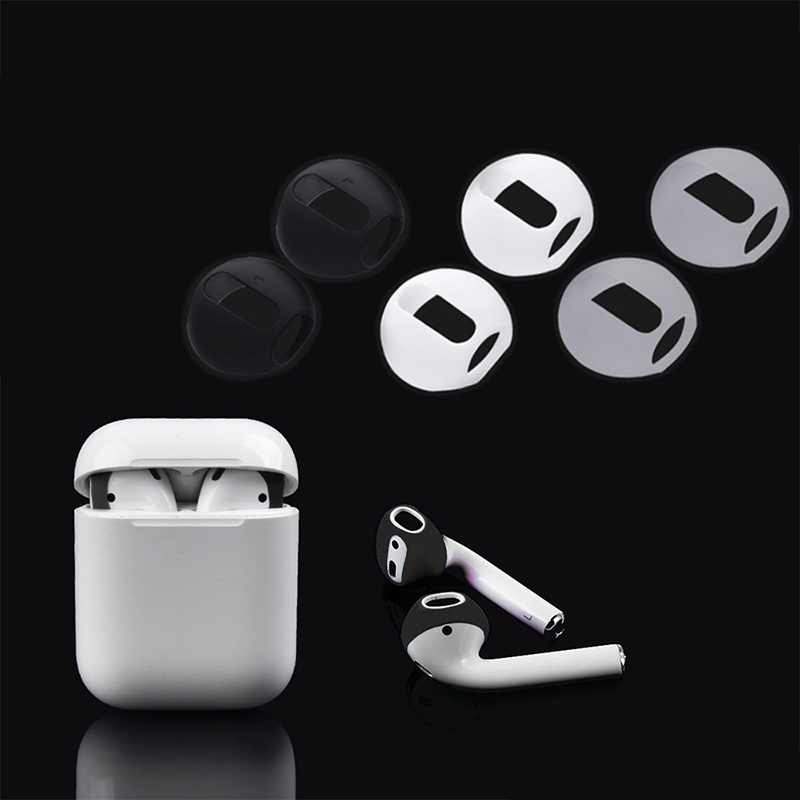 Nút Bịt Tai Nghe Bằng Silicone Siêu Mỏng Chống Bụi Cho Airpods 2