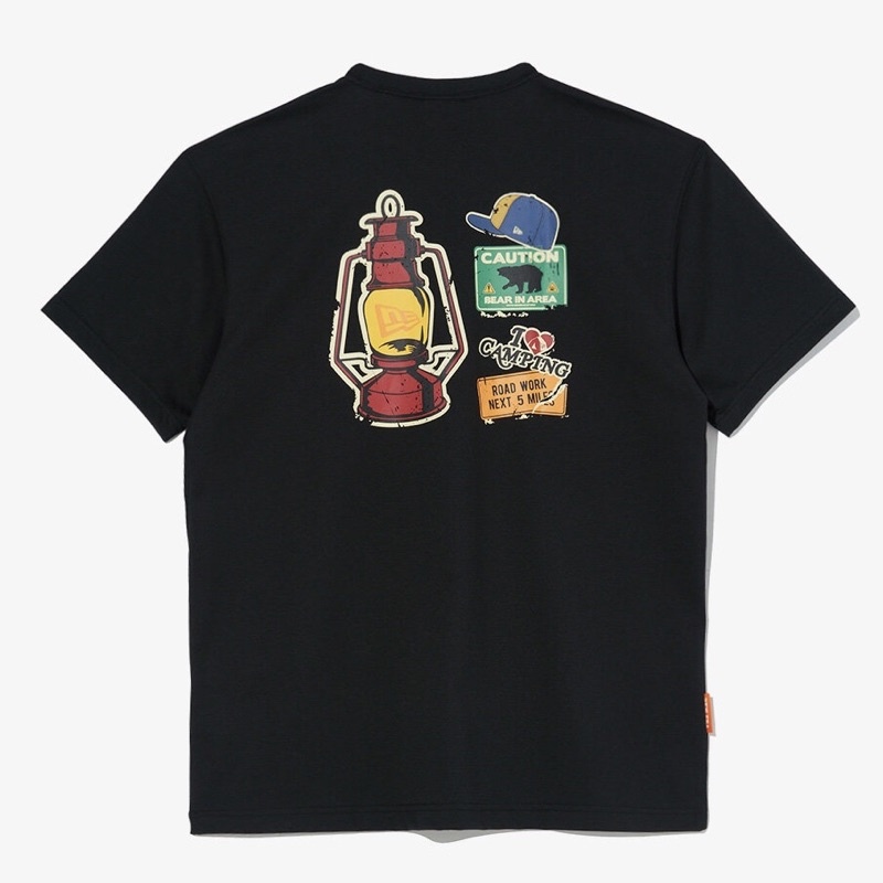 Áo thun New Era - CAMPING STICKERS T-SHIRTS,2021