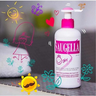 Dung Dịch Vệ Sinh Saugella Pháp ( 200ml ) Cho Bé Gái Từ 3 - 12 Tuổi