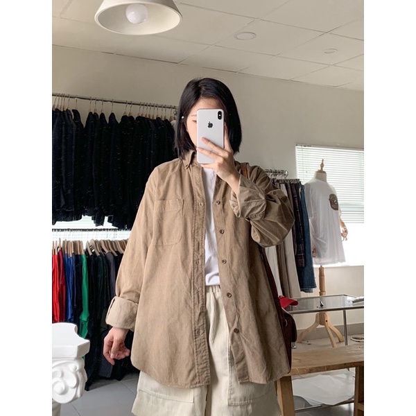 2HAND SHIRT - SƠ MI NHUNG TĂM 2 - CUMEO 🍃