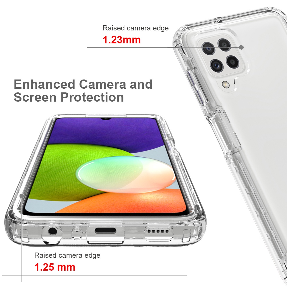 Ốp Điện Thoại Bảo Vệ Toàn Diện 360 Độ Chống Sốc Cho Samsung Galaxy A22 A33 A03S A13 A42 A53 4G 5G A31 A21S