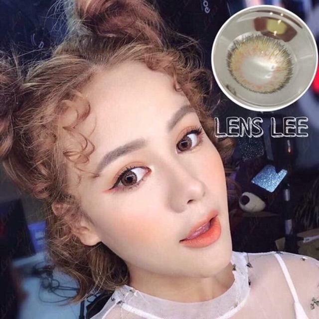 Kính áp tròng thái lan- issue brown lens