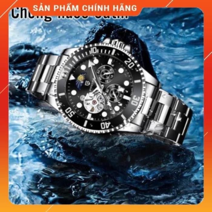 [Chính Hãng 100%] Đồng Hồ Cơ Nam PAGINI Automatic PA9223 - Đồng hồ thời trang nam Dây Thép không rỉ - Bảo Hành 2 năm