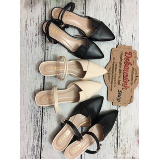 FMN Giày Sandal bít mũi hai kiểu cài quai 18 5