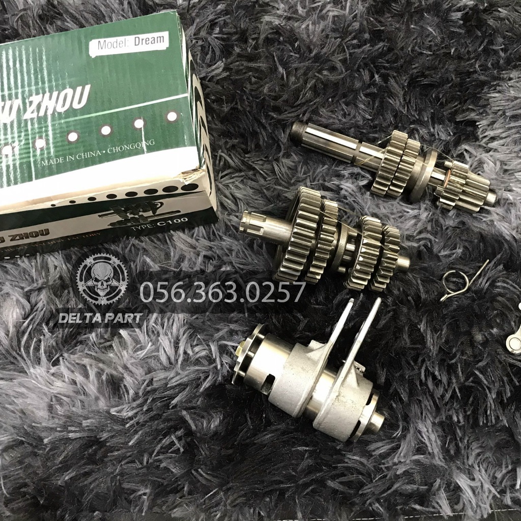 Bộ số 1 tới 3 lùi malay EX50 , SIRIUS 50 , DREAM , WAVE , SYM , K- pipe chuẩn côn tay hoặc côn tự động