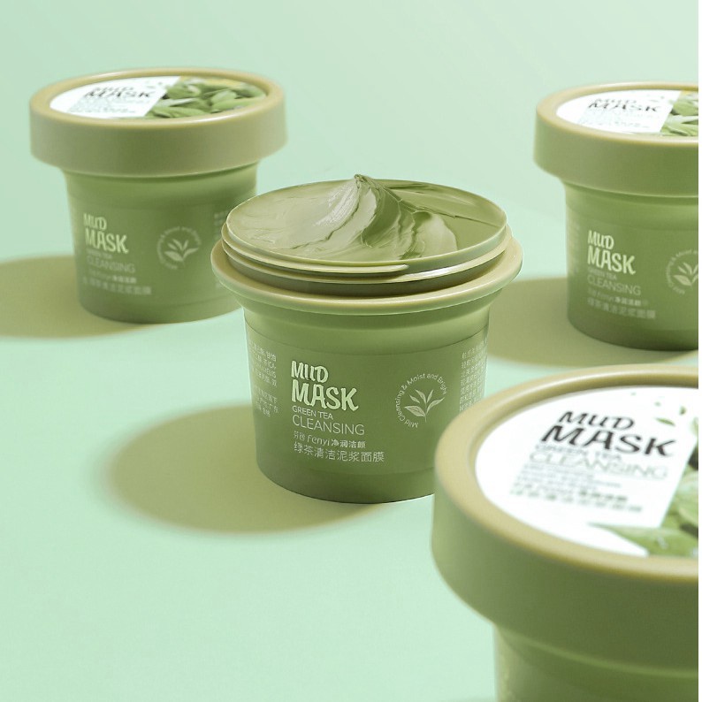 Mặt nạ trà xanh bùn non giảm lỗ chân lông mụn đầu đen kiểm soát dầu nhờn cho da BANANA | BigBuy360 - bigbuy360.vn