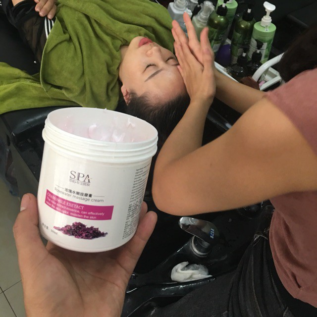 Kem massage hoa hồng, hoa cúc, tinh khiết massage mặt spa mềm mịn không kích ứng