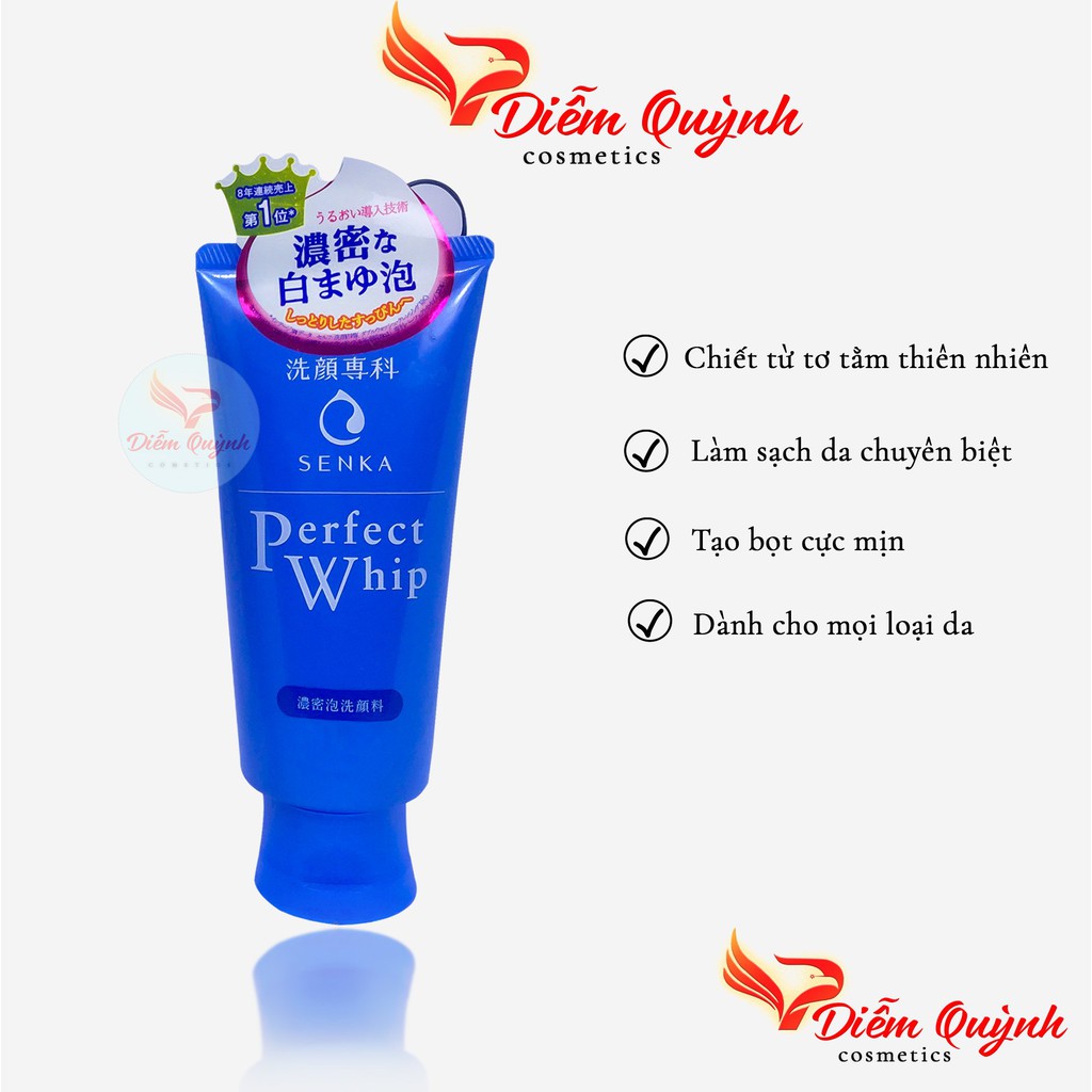 Sữa rửa mặt tạo bọt Senka Perfect Whip 120g Nhật Bản | BigBuy360 - bigbuy360.vn