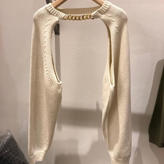 Áo Croptop Dệt Kim Tay Dài Thiết Kế Hợp Thời Trang Cho Nữ