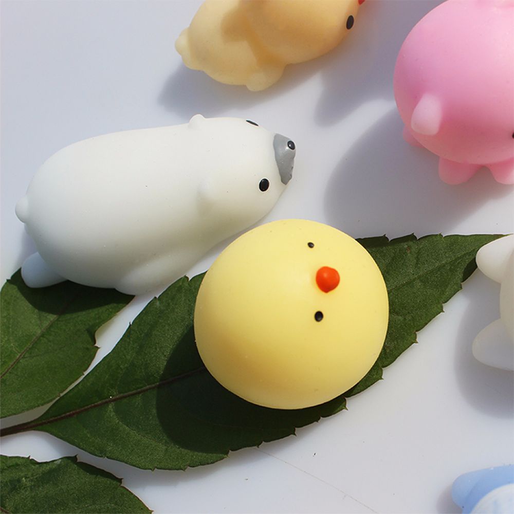 Bộ 10 đồ chơi mochi mini dễ thương vui nhộn giảm căng thẳng cho bé