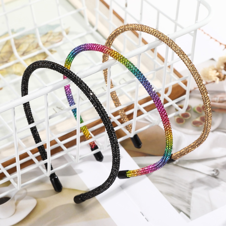 Cài tóc đính đá phong cách Hàn Quốc thời trang đơn giản cho nữ