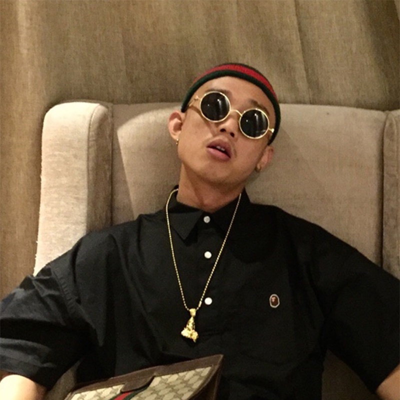 Kính Mát Tròn Gọng Kim Loại Chống Tia UV Bảo Vệ Mắt