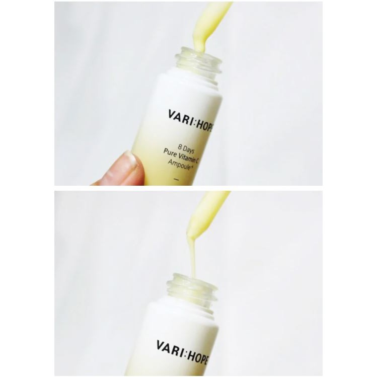 Tinh Chất Vitamin C Nguyên Chất Dưỡng Trắng Mờ Thâm Sạm Vari:Hope 8 Days Pure Vitamin C Ampoule Plus 15g | BigBuy360 - bigbuy360.vn