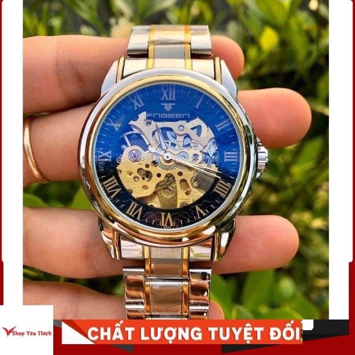 Đồng Hồ Cơ Nam FNGEEN Cao Cấp Chống Nước ,Chống Xước,siêu xịn.