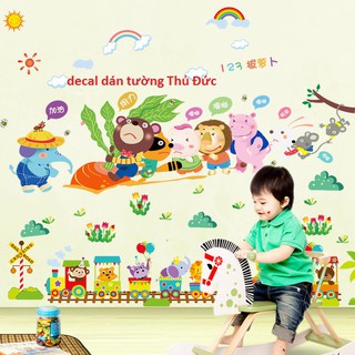 decal dán tường combo