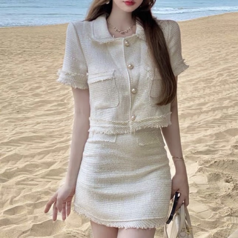 (SẴN) Set dạ tay ngắn