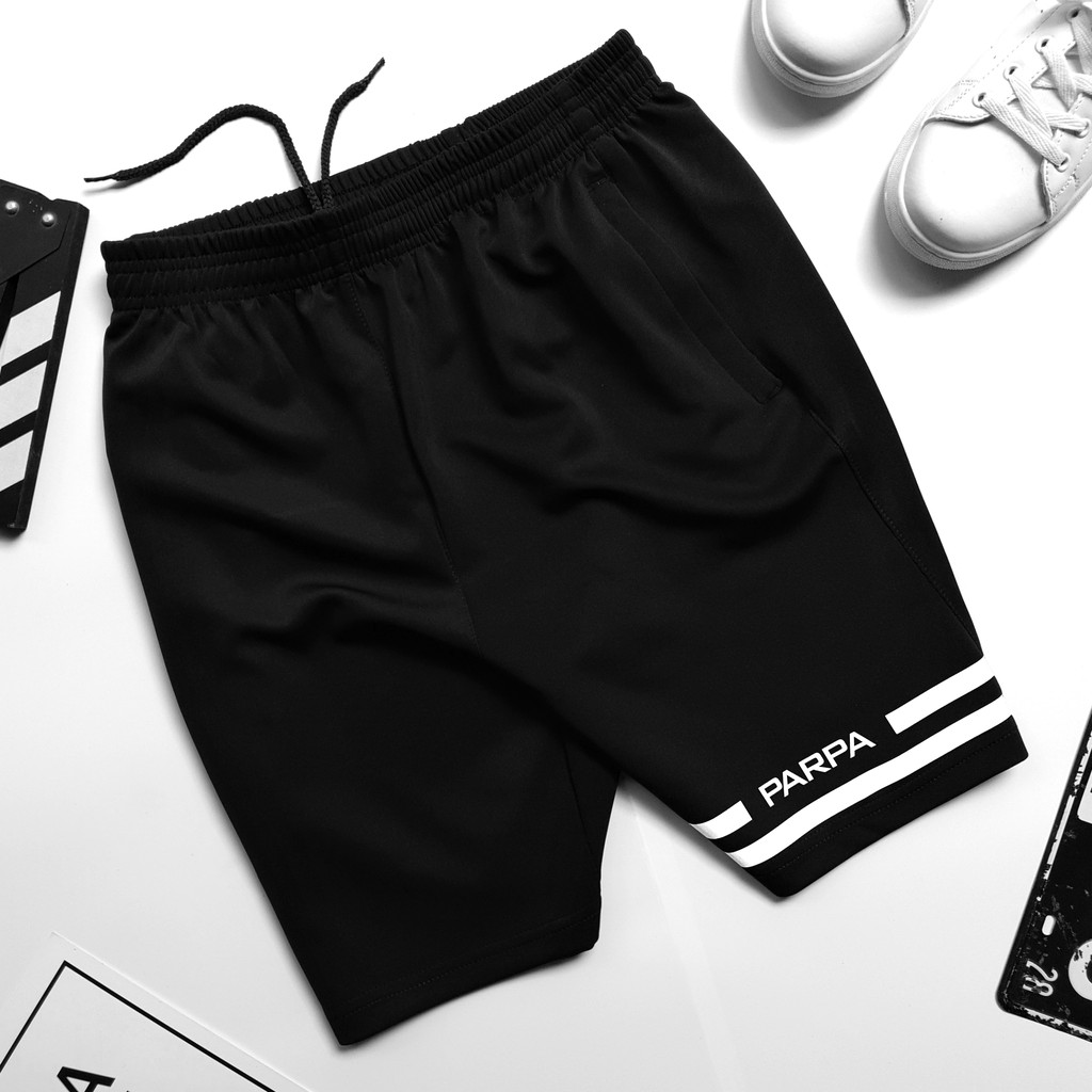 ⚡ FREESHIP 50K ⚡ Quần short thun nam thể thao, 2 sọc parpa thời trang trẻ trung, mã 368 | BigBuy360 - bigbuy360.vn