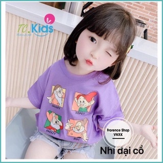 Áo Thun Bé Gái Từ -1-10 Tuổi ,Thun Cotton Giãn 4 Chiều - Áo Thun Trẻ Em Size Từ 10 -35 Kg