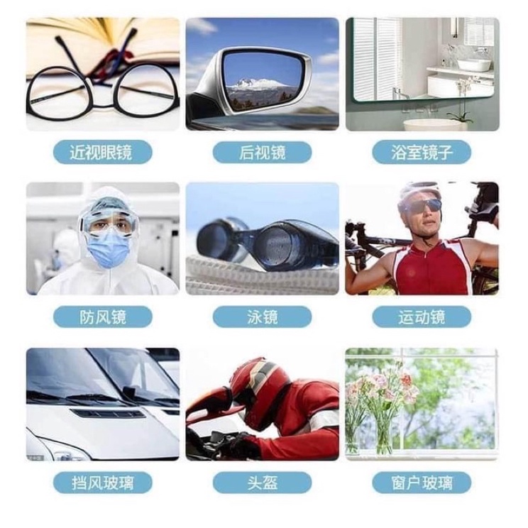 Khăn lau kính Nano hộp 100 cái khăn giấy chống bám hơi nước giấy lau kính chống mờ sương mồ hôi  chống nhờn