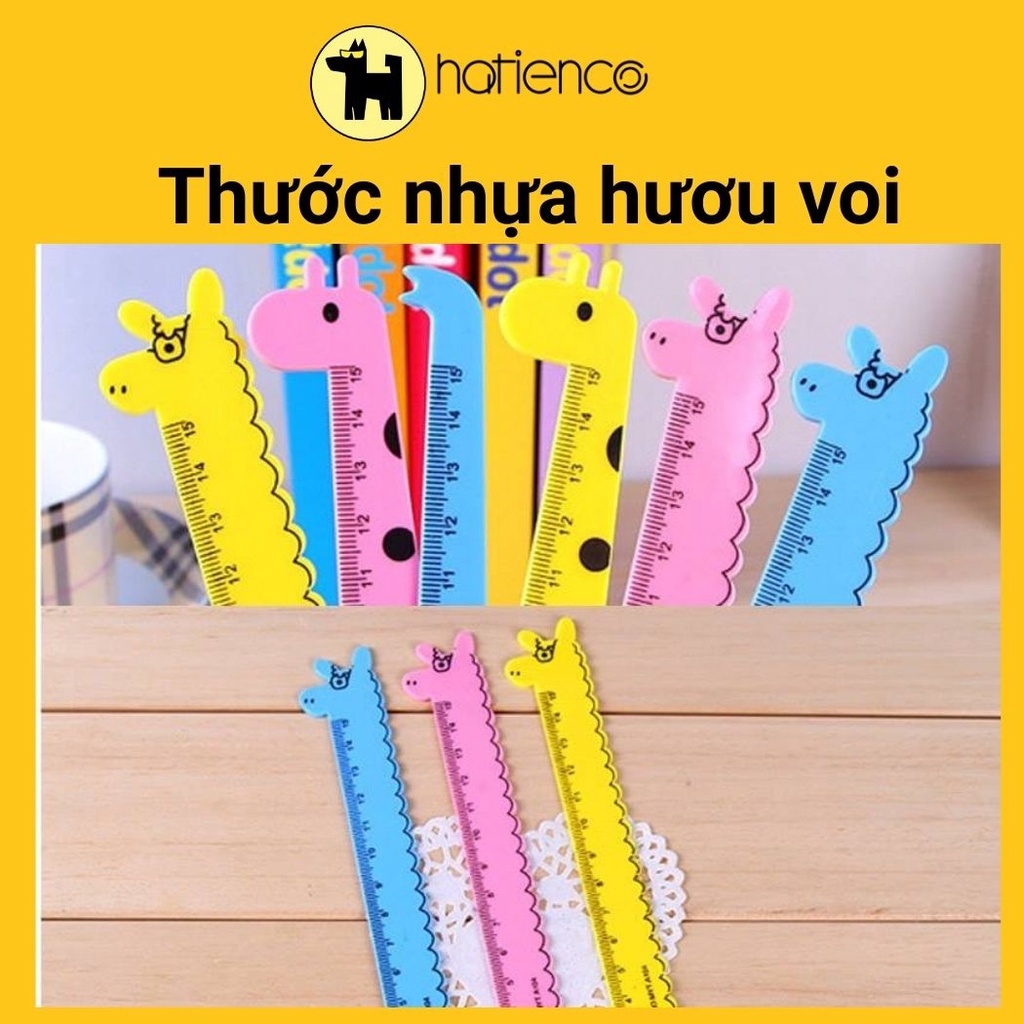 Thước nhựa thú dễ thương