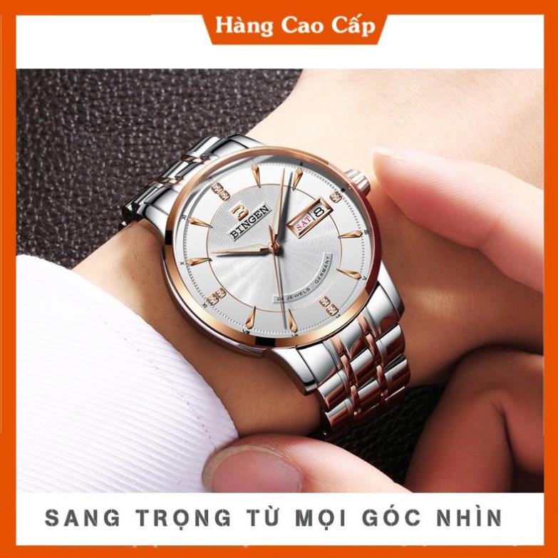 Đồng hồ Nam BINGEN Kính Tráng SAPPHIRE – Dây Thép Đúc Đặt & Khóa Bướm - Thương Hiệu Cao Cấp Của ĐỨC | BigBuy360 - bigbuy360.vn