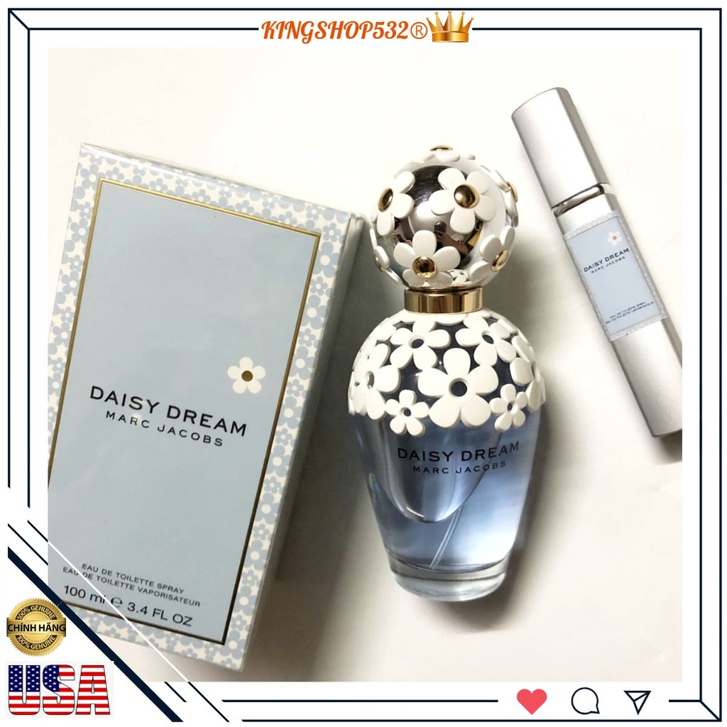 [ Mẫu thử ] [ Mua ngay ] Mẫu thử nước hoa marc jacobs dream 10ml dạng xịt _king_