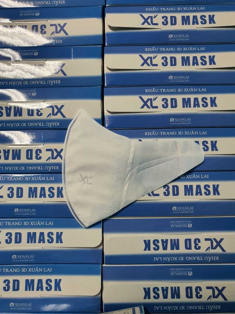 Khẩu trang XL 3D Mask ( Hộp 50 cái)