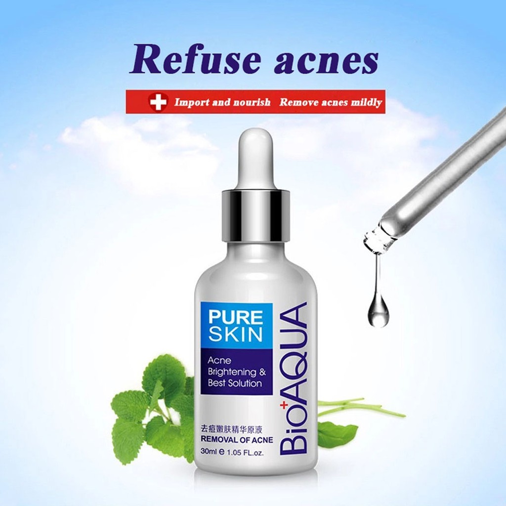 (hàng Mới Về) Serum Trị Mụn Bioaqua Thu Nhỏ Lỗ Chân Lông Hiệu Quả