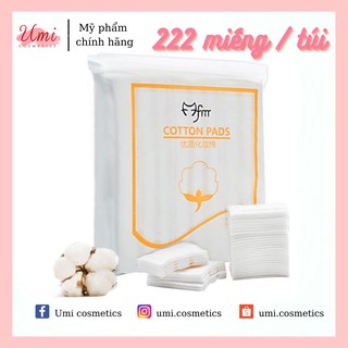 Bông Tẩy Trang Cotton Pads 222 miếng 3 Lớp