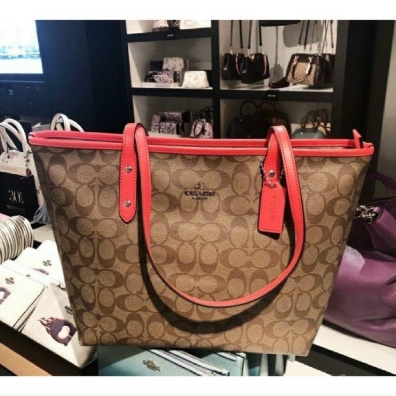 Túi Coach tote xịn xò size to vừa A4